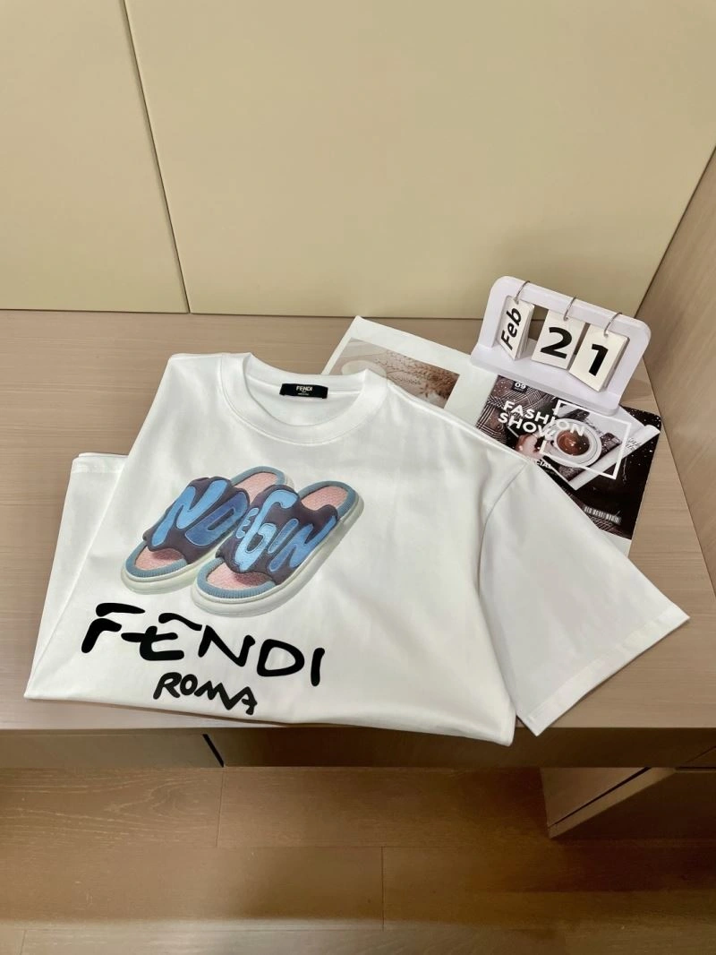 Fendi T-Shirts Colorful 122026