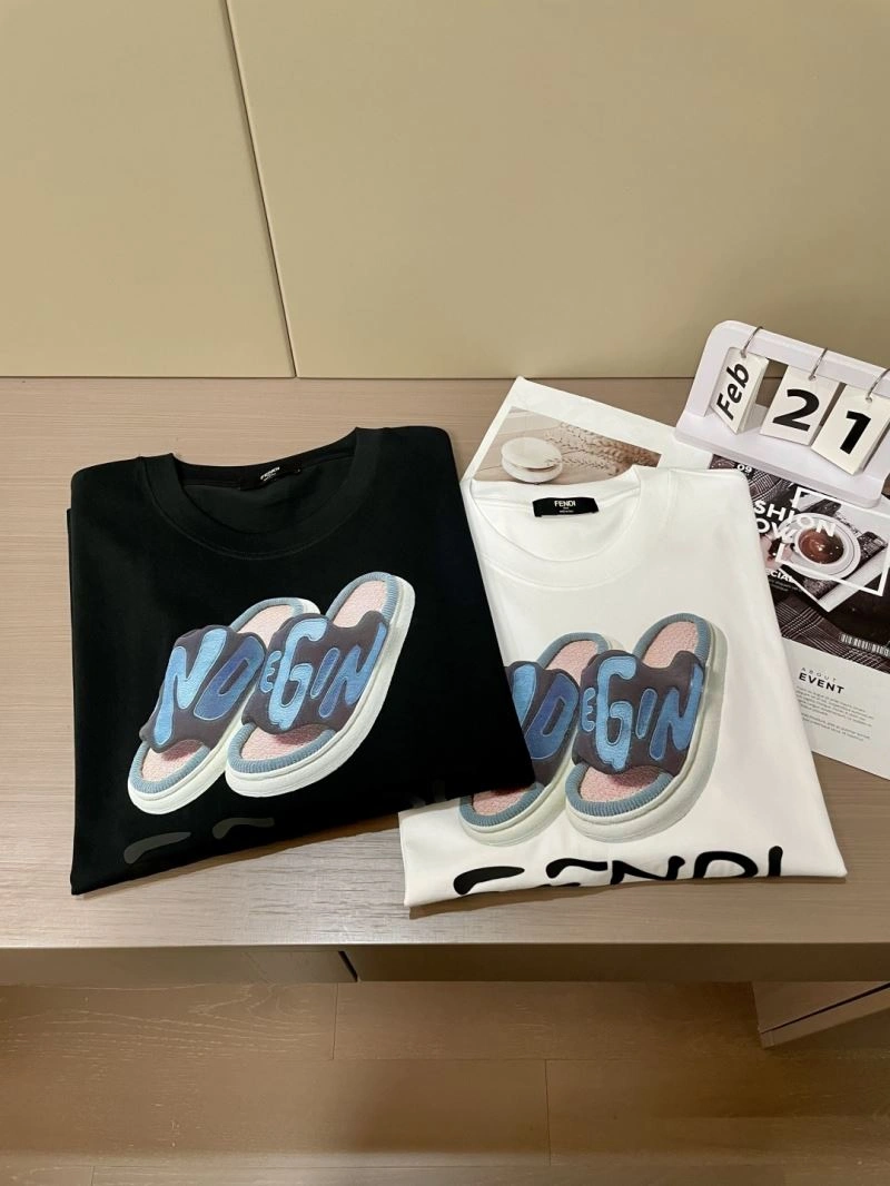 Fendi T-Shirts Colorful 122026