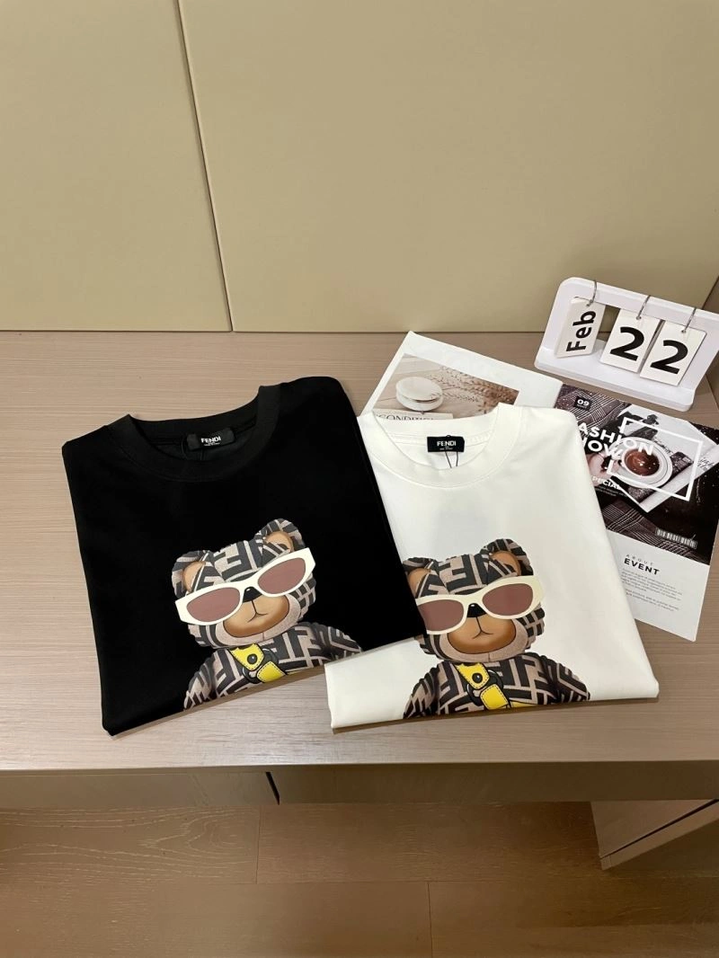 Fendi T-Shirts Breathable 122039