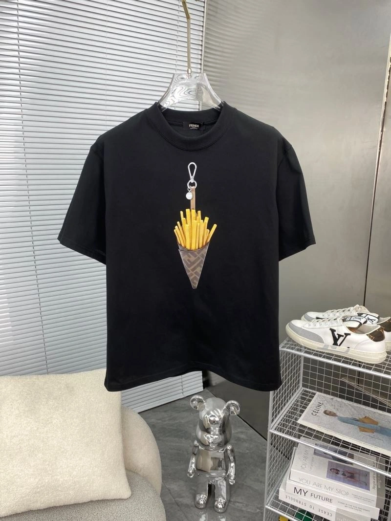 Fendi T-Shirts Stretchable 121871