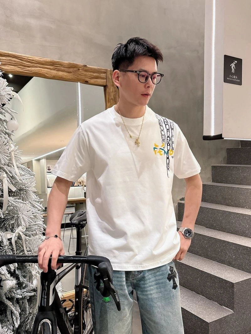 Fendi T-Shirts SmoothTexture 121720