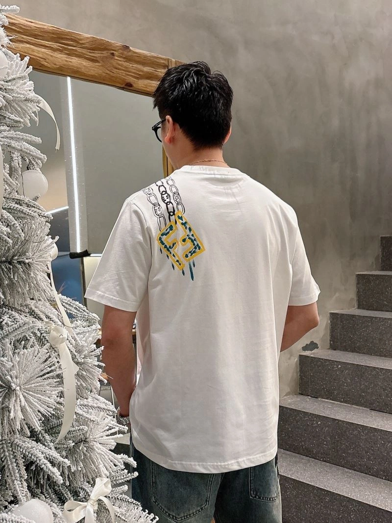 Fendi T-Shirts SmoothTexture 121720