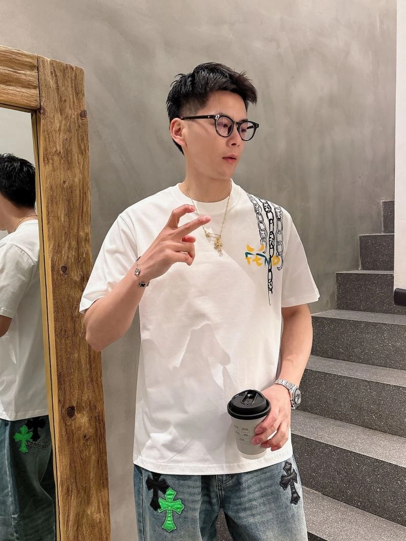 Fendi T-Shirts SmoothTexture 121720