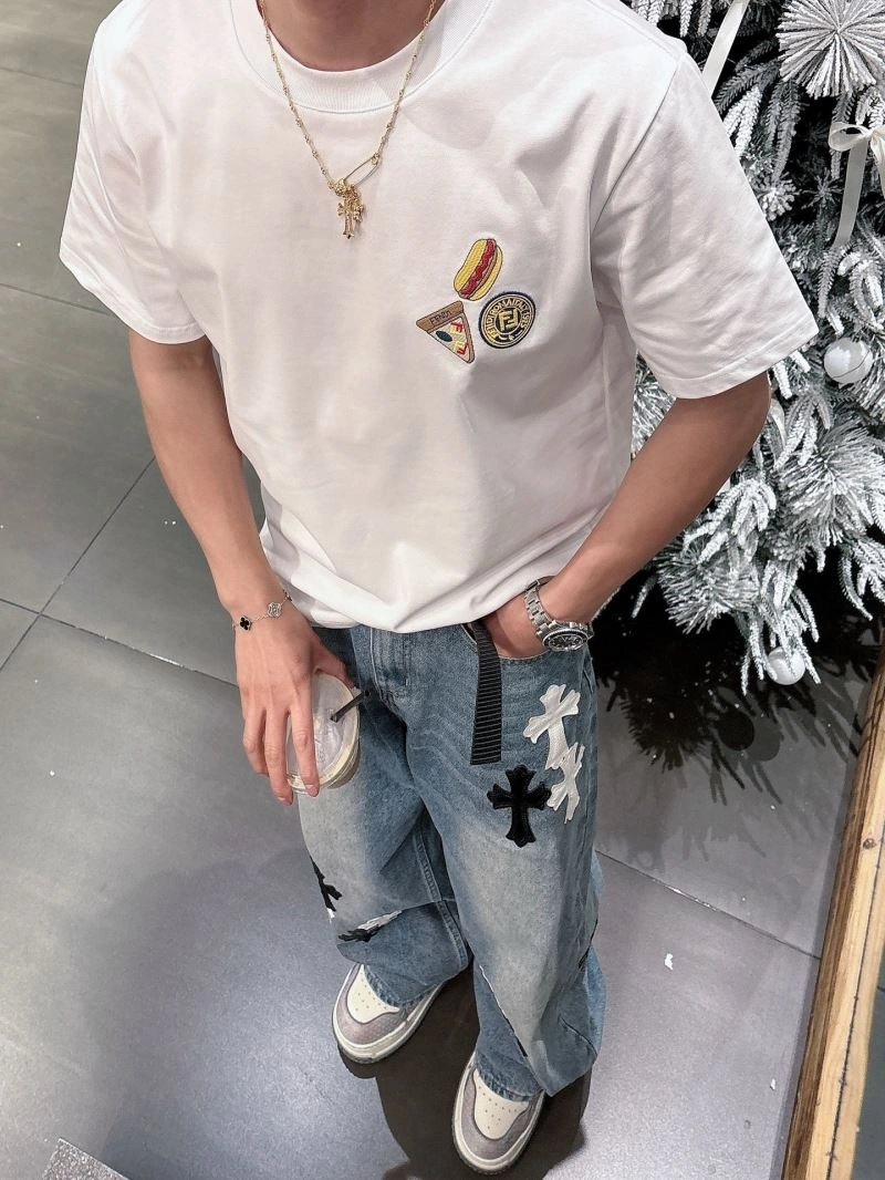 Fendi T-Shirts Breathable 121717