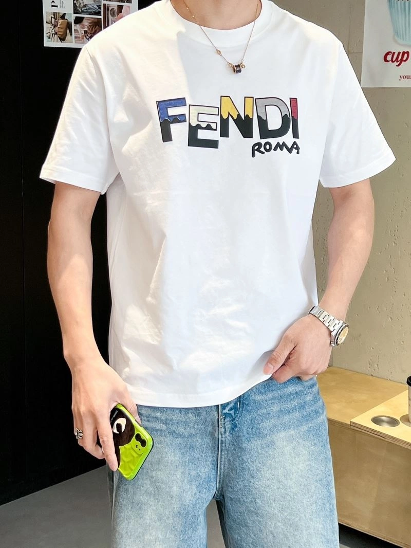 Fendi T-Shirts Breathable 121715