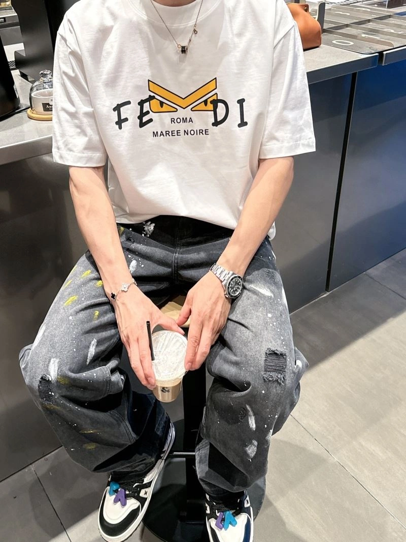Fendi T-Shirts SmoothTexture 121691