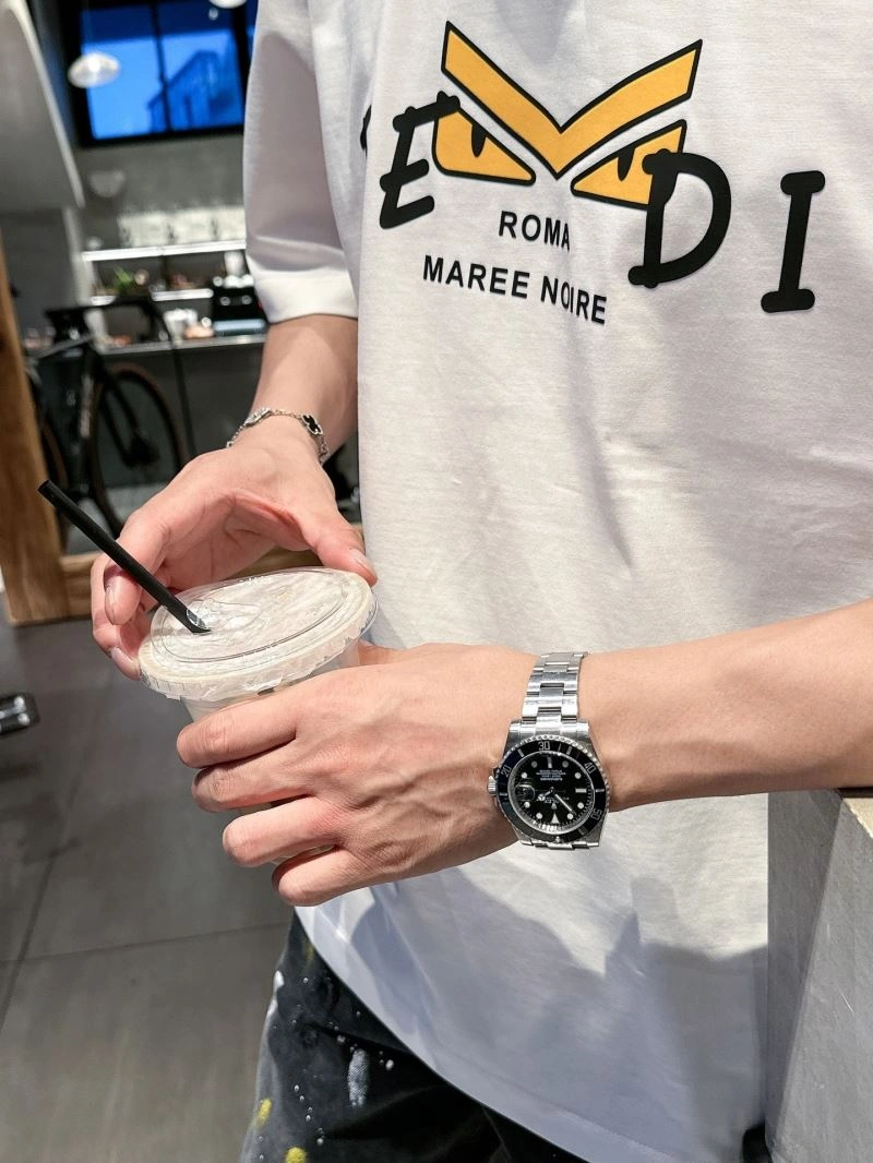 Fendi T-Shirts SmoothTexture 121691