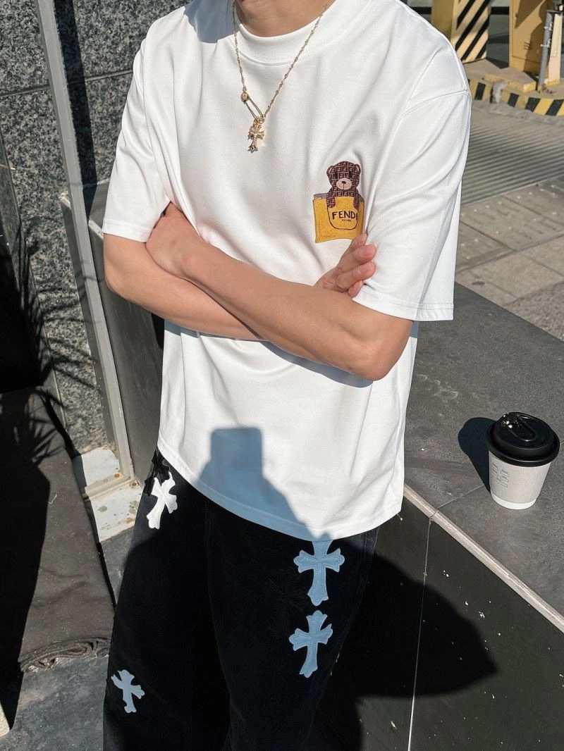 Fendi T-Shirts Breathable 121677