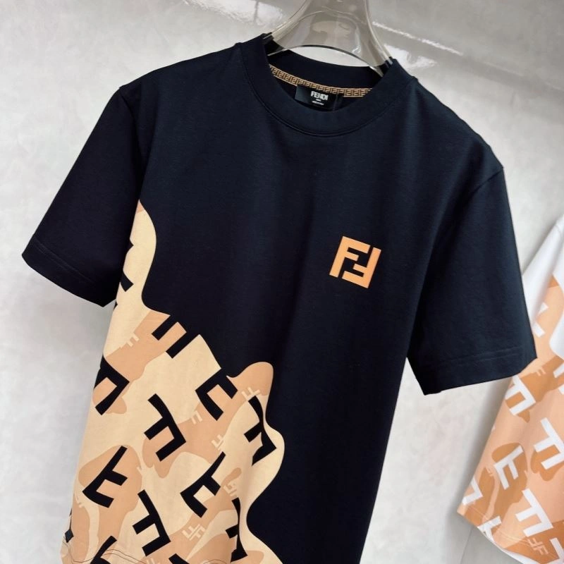 Fendi T-Shirts Stretchable 121657