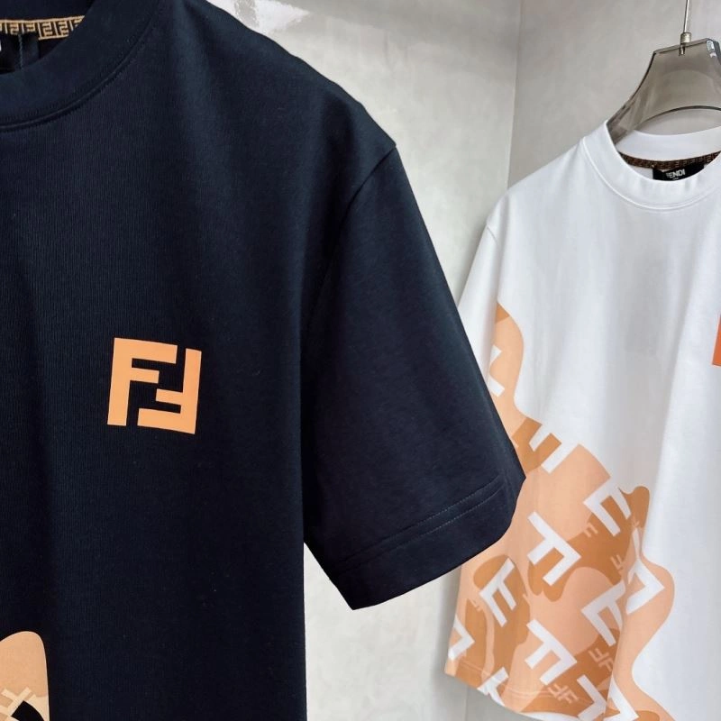 Fendi T-Shirts Stretchable 121657