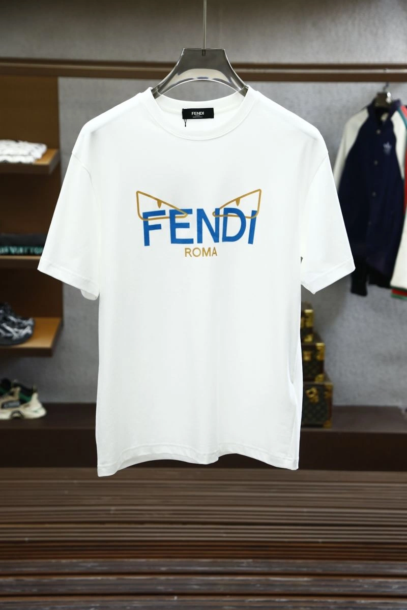 Fendi T-Shirts Breathable 121623