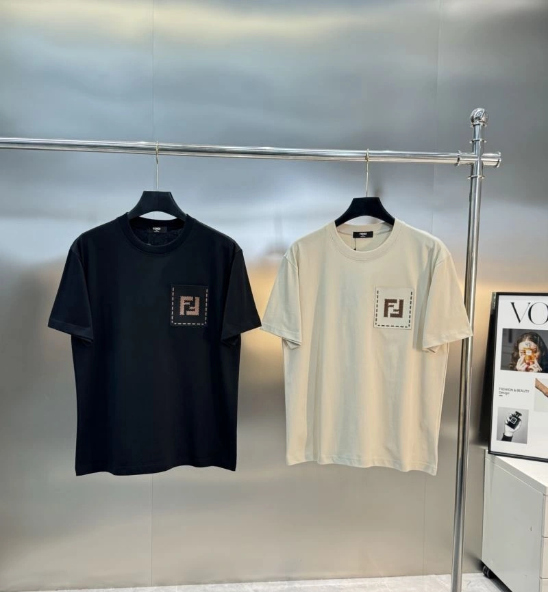 Fendi T-Shirts SmoothTexture 121460