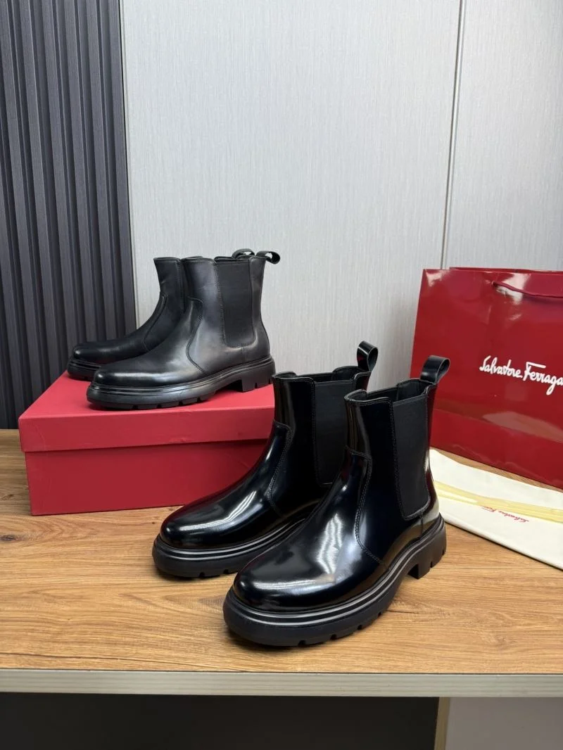 Ferragamo Boots Flexible 4868