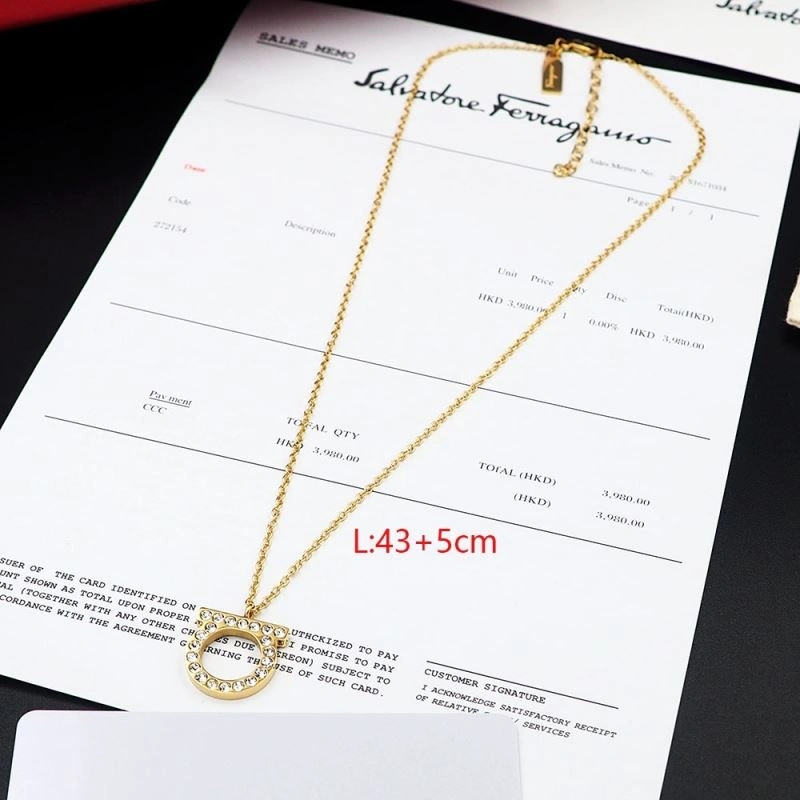 Comfortable Ferragamo Necklaces 213049