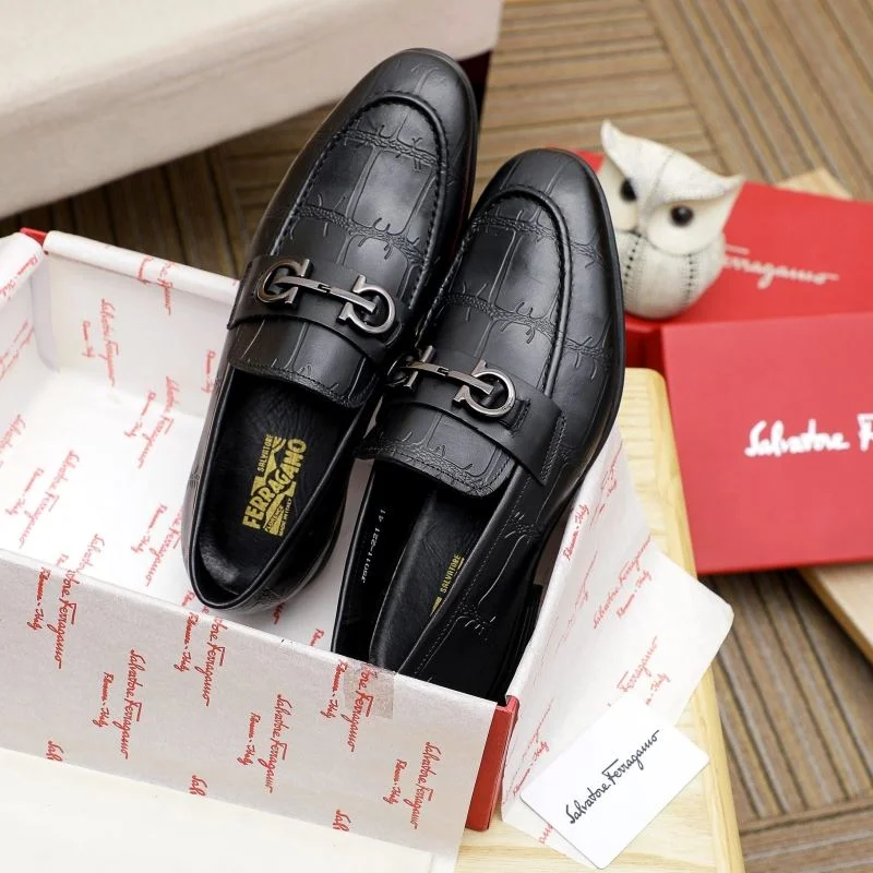 Bright Ferragamo Shoes 14404