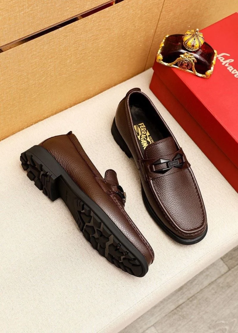 SmoothTexture Ferragamo Shoes 14217