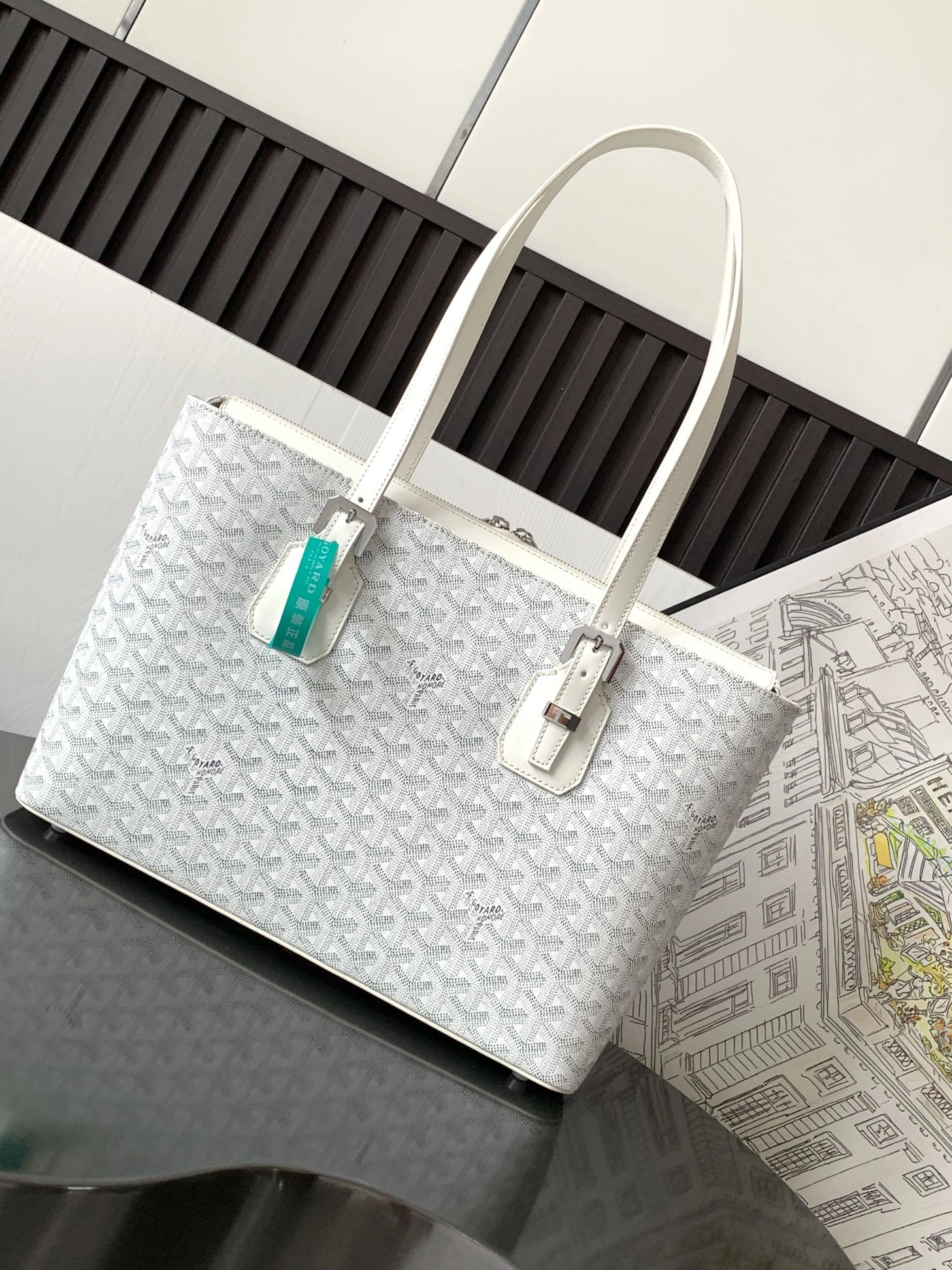 Compact Goyard Shopping Bags 65081