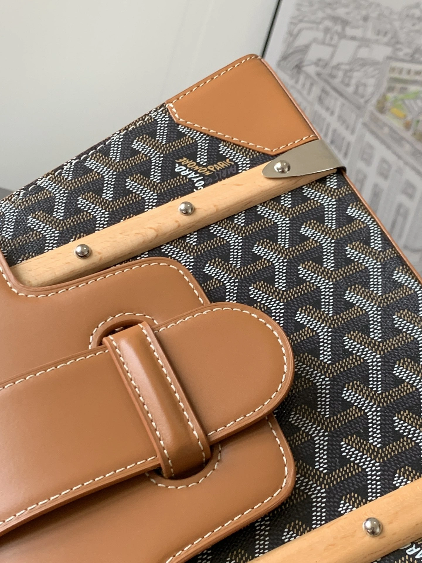 Flexible Goyard Top Handle Bags 65026