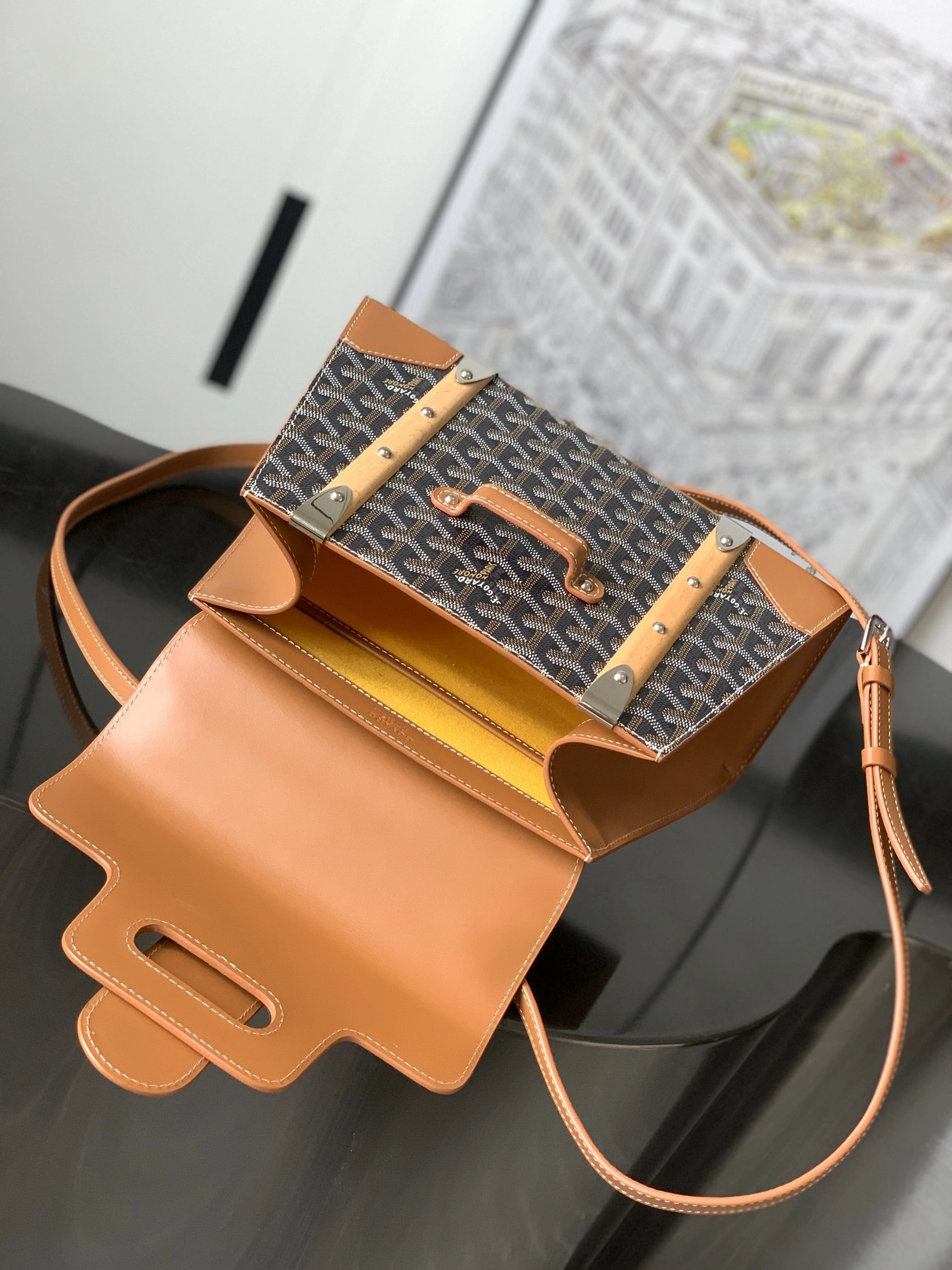 Flexible Goyard Top Handle Bags 65026