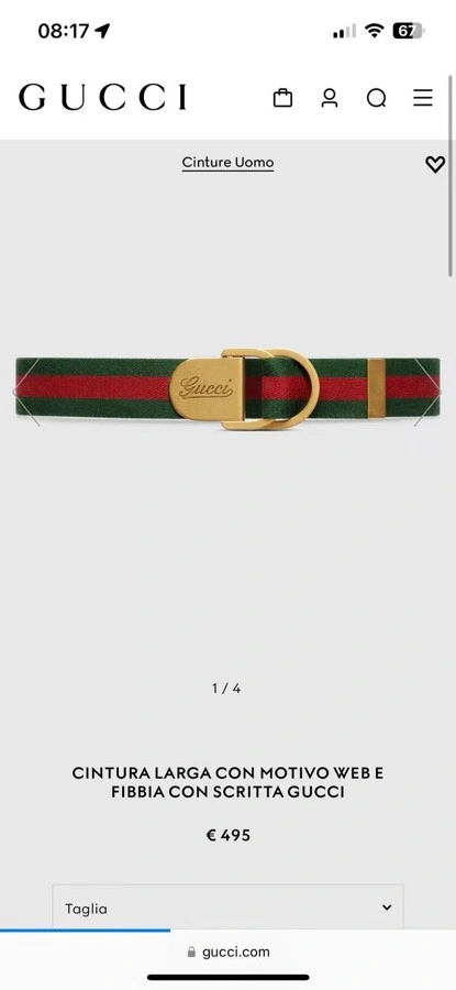 Gucci Belts HighQuality 291286