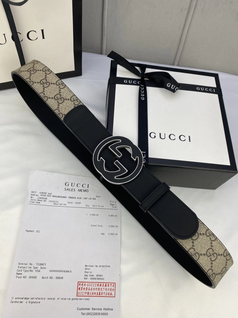 RelaxedFit Gucci Belts 293225