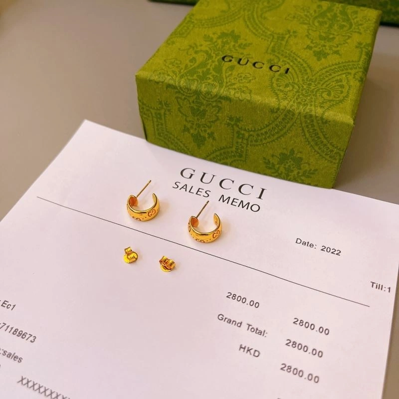 WaterResistant Gucci Earrings 245149