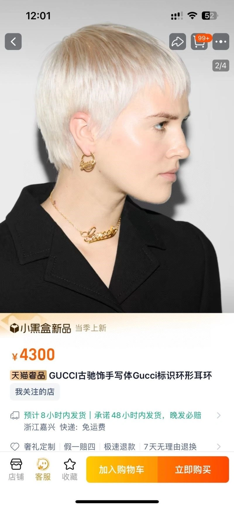 Sleek Gucci Earrings 244345