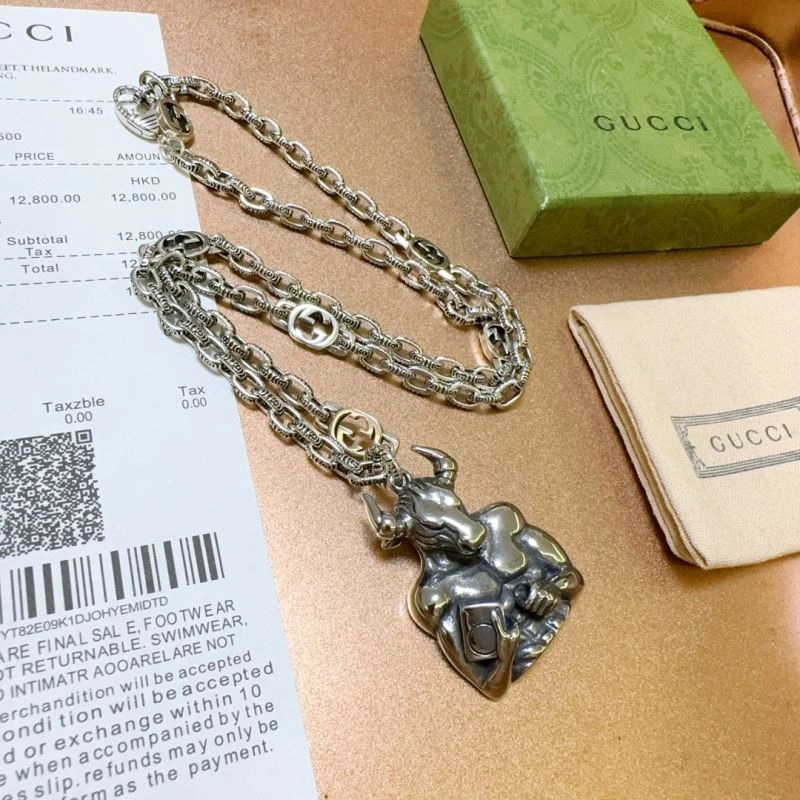SmoothTexture Gucci Necklaces 245925