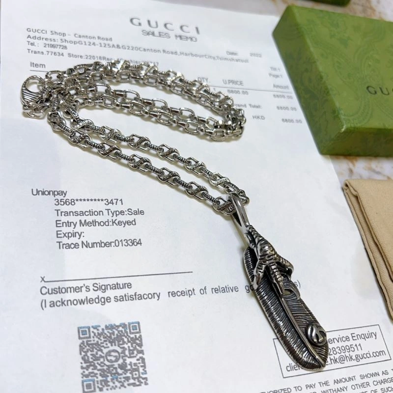 Gucci Necklaces QuickDry 245367