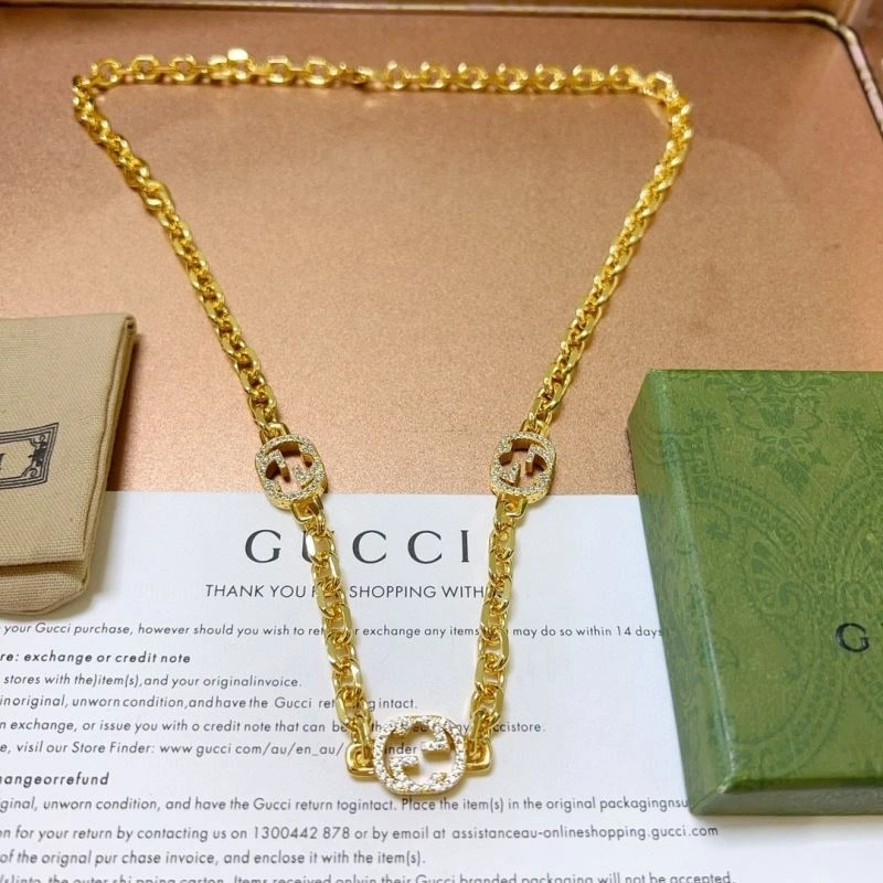 Gucci Necklaces ZipUp 245066