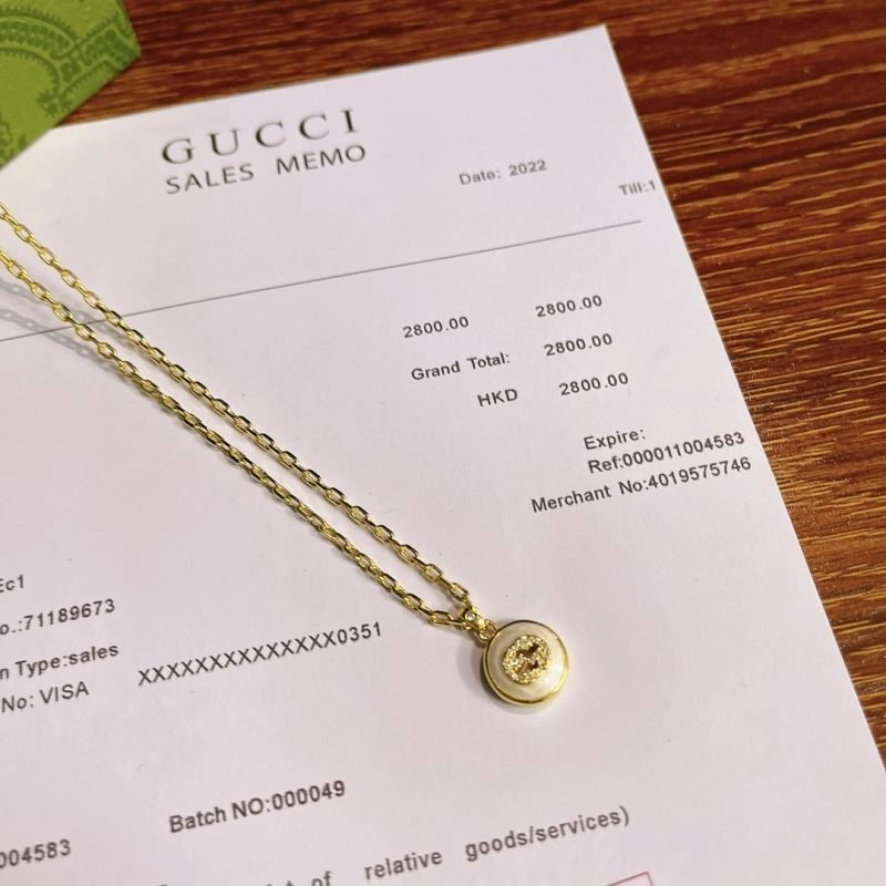 Sleek Gucci Necklaces 243943