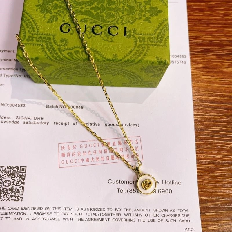 Sleek Gucci Necklaces 243943