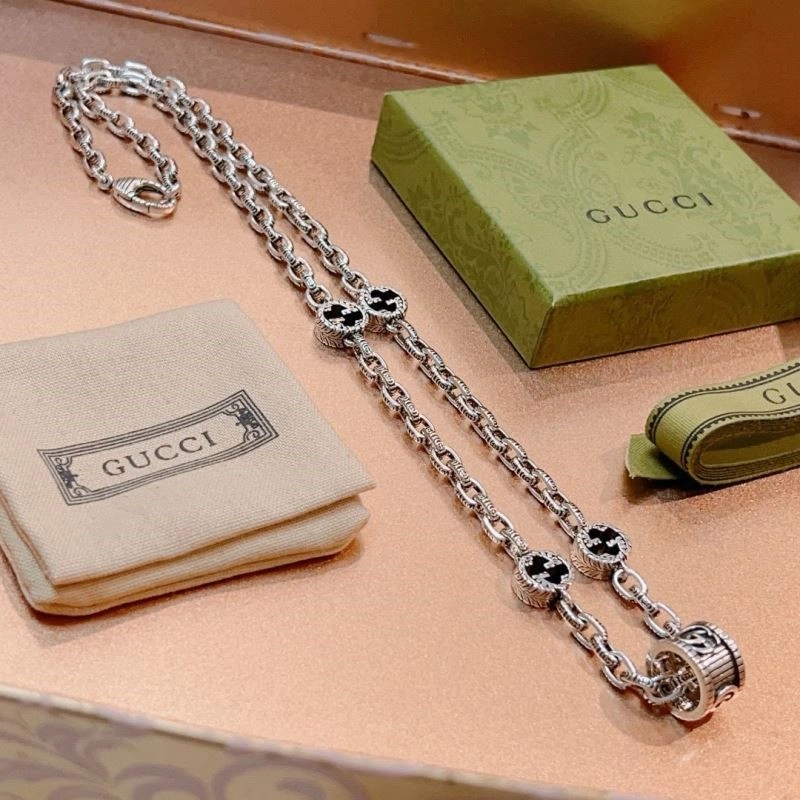 SmoothTexture Gucci Necklaces 243666
