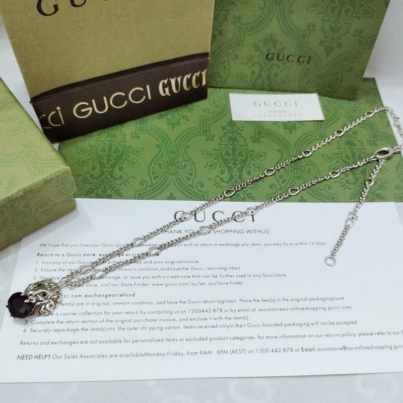 Breathable Gucci Necklaces 243616
