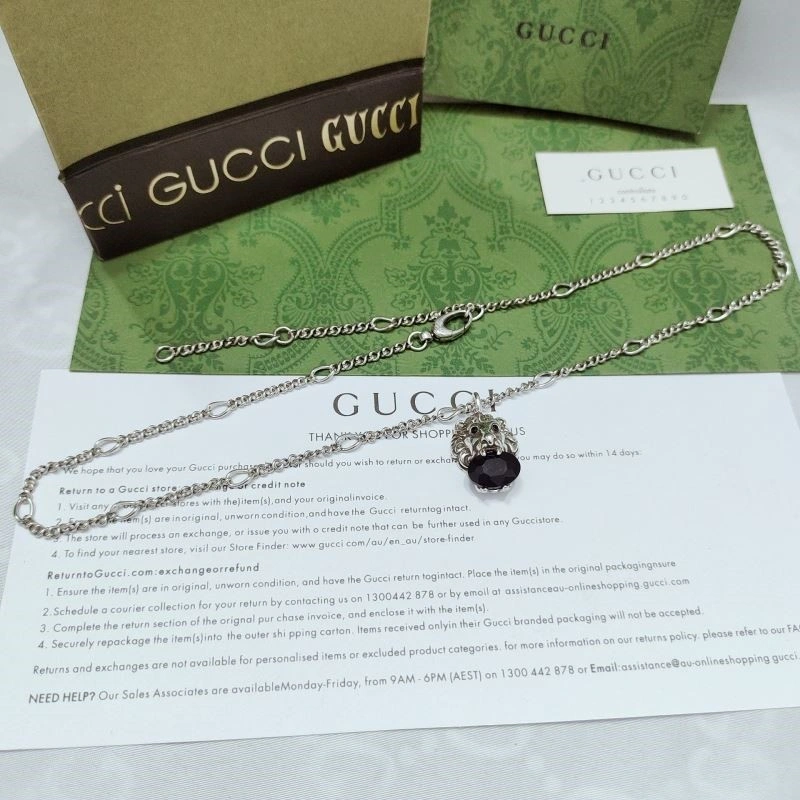 Breathable Gucci Necklaces 243616