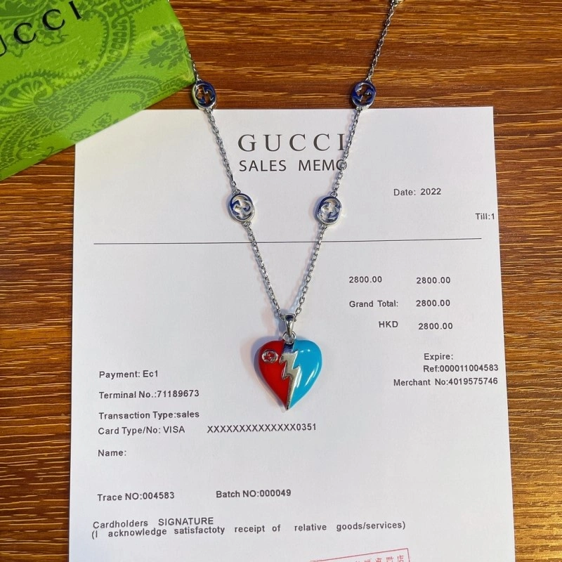 Breathable Gucci Necklaces 242907