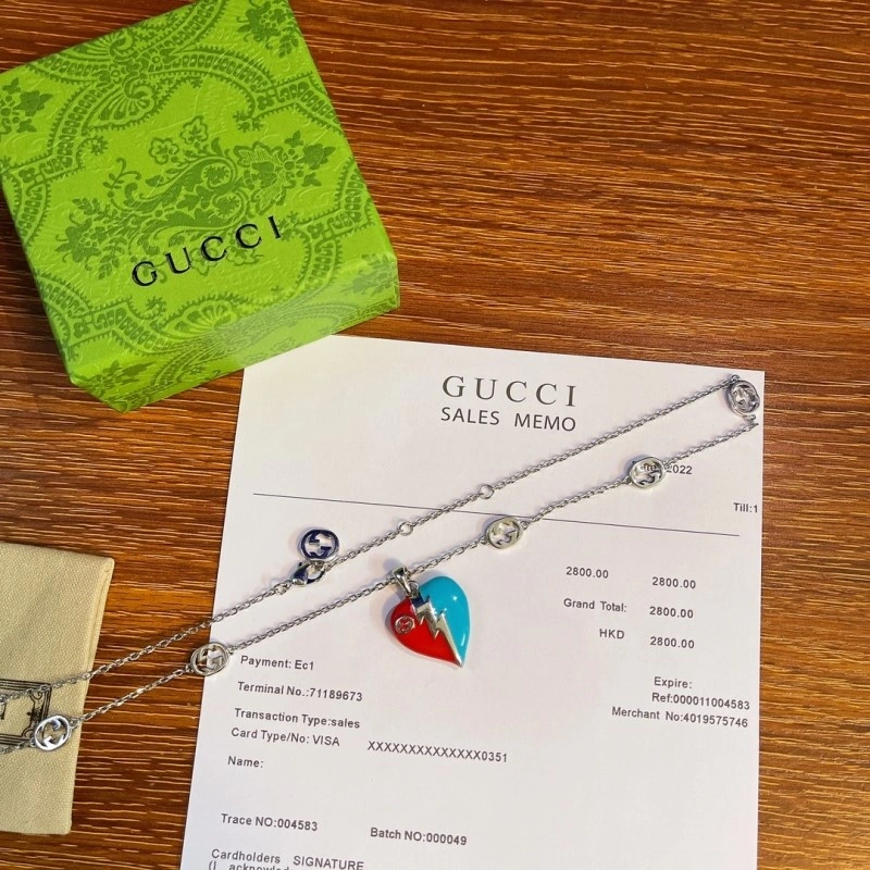 Breathable Gucci Necklaces 242907