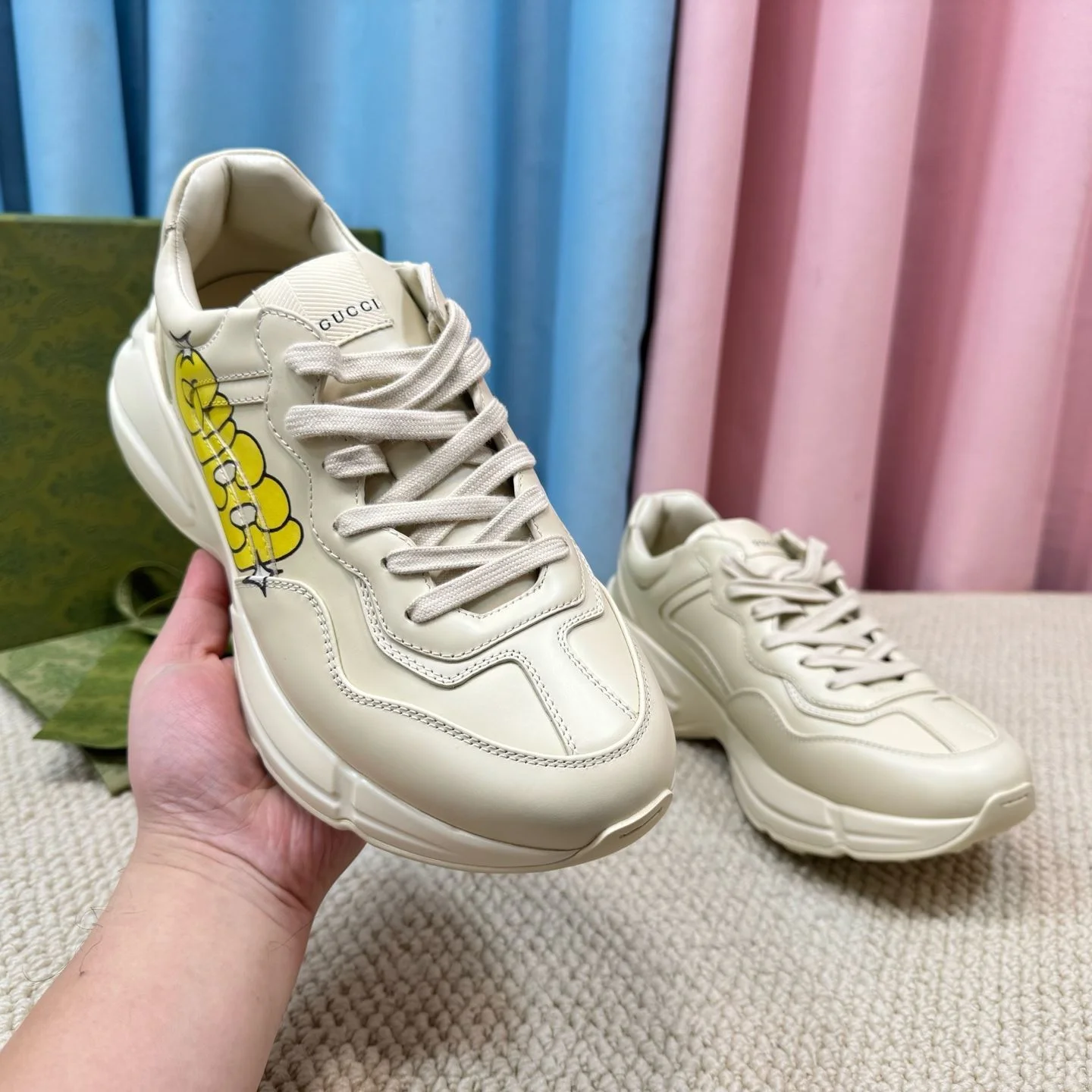 Gucci Rhyton Shoes Durable 24424