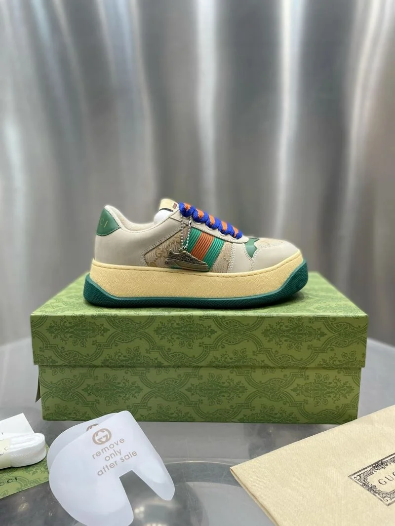 Gucci Screener Shoes Breathable 24984