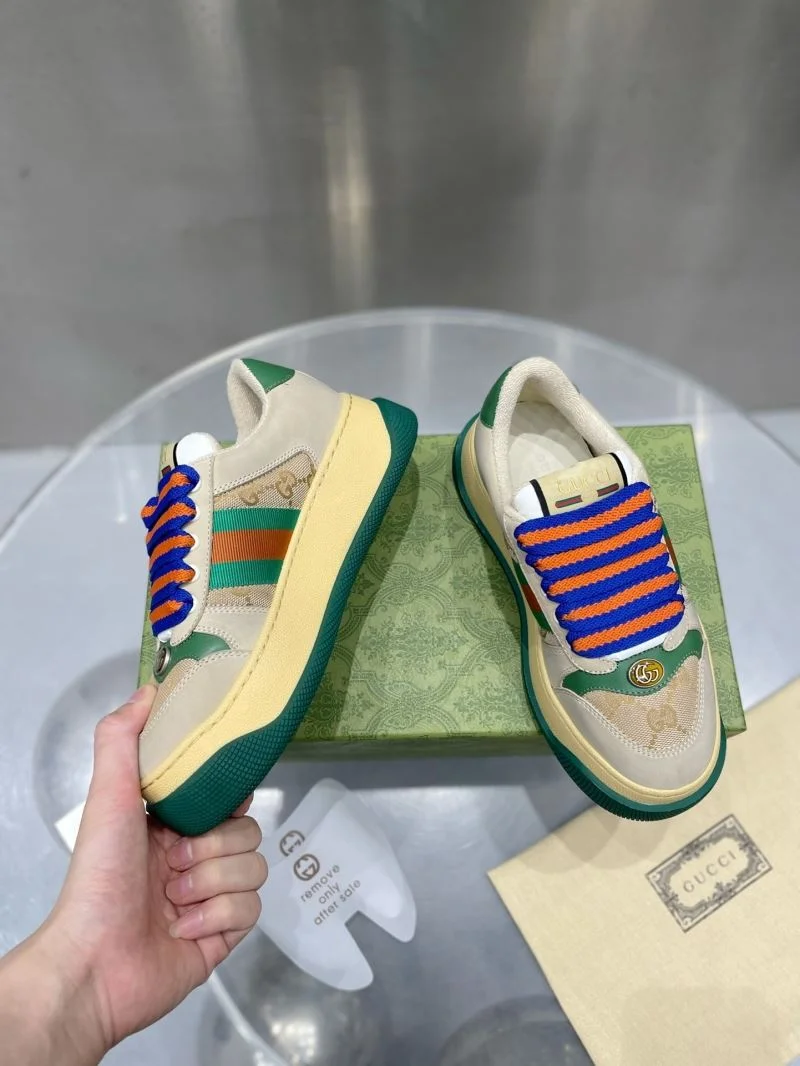 Gucci Screener Shoes Breathable 24984