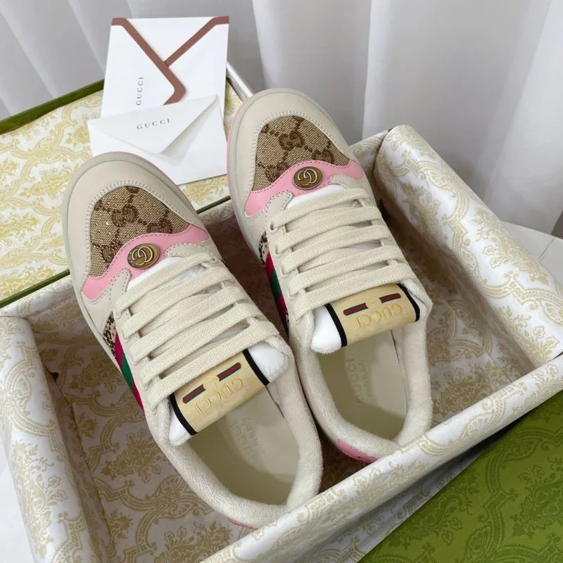 Gucci Screener Shoes Breathable 25972
