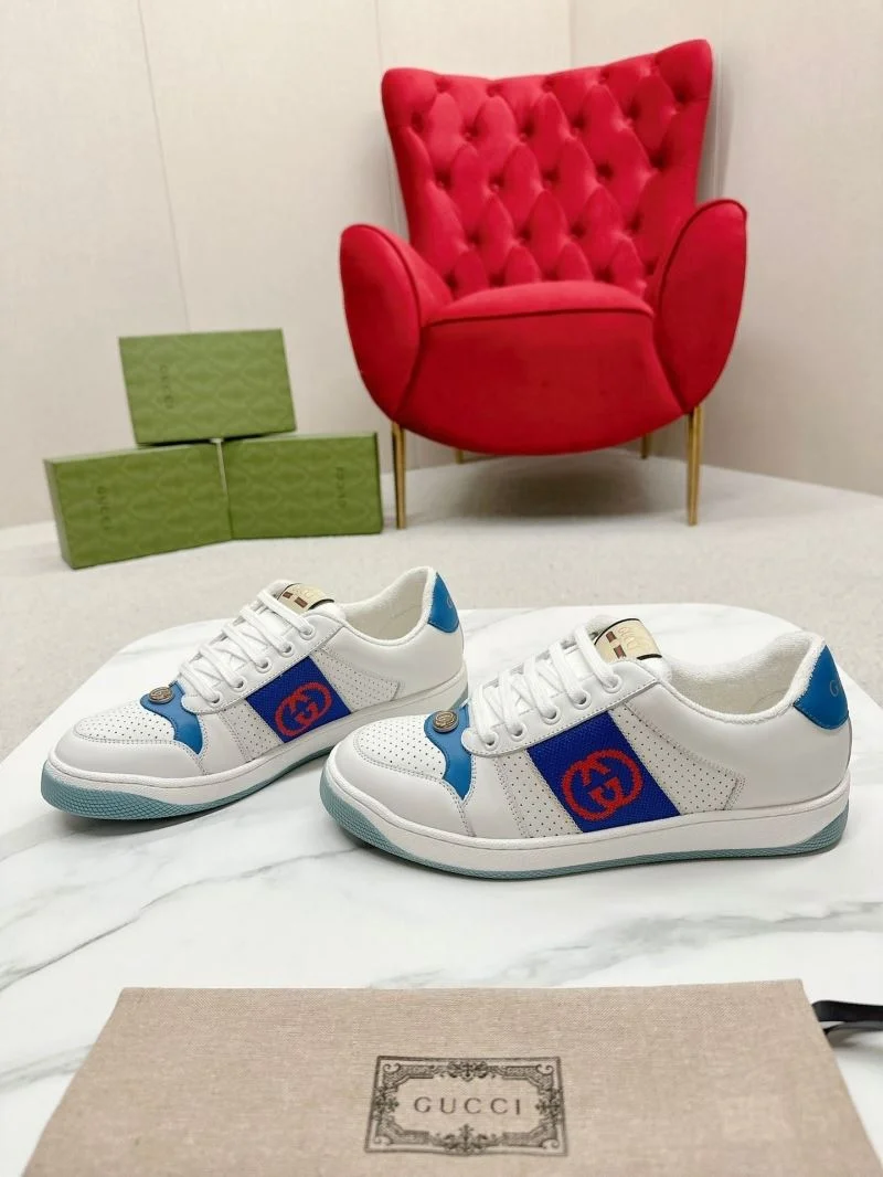 Gucci Screener Shoes Breathable 25968