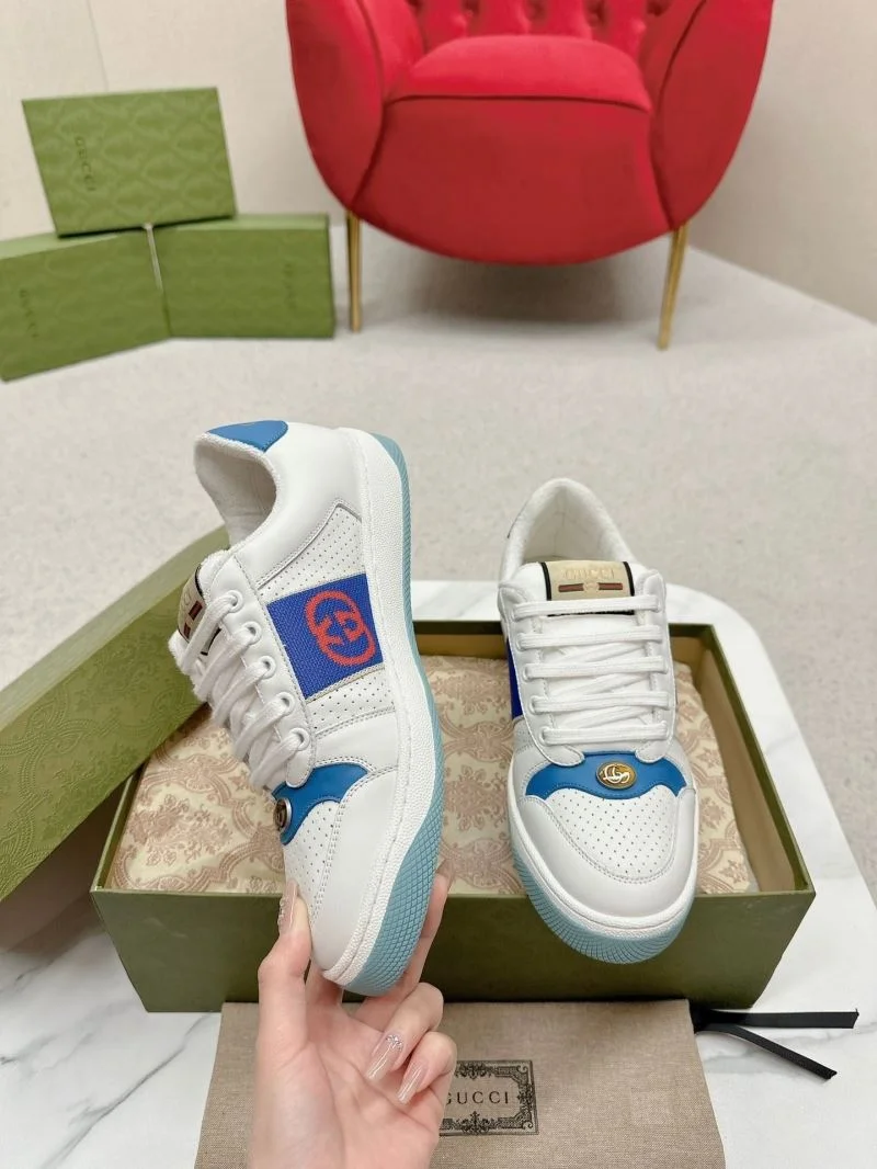 Gucci Screener Shoes Breathable 25968