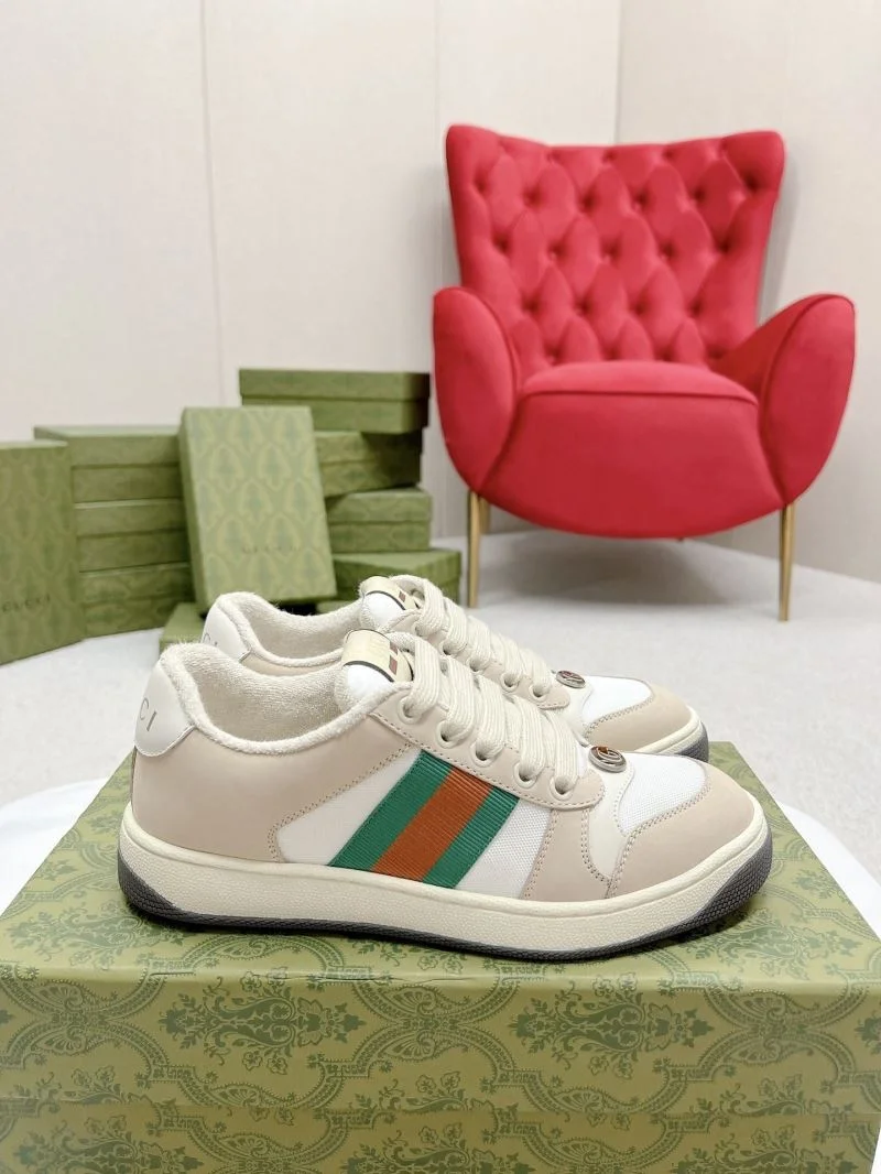 Gucci Screener Shoes Breathable 25988