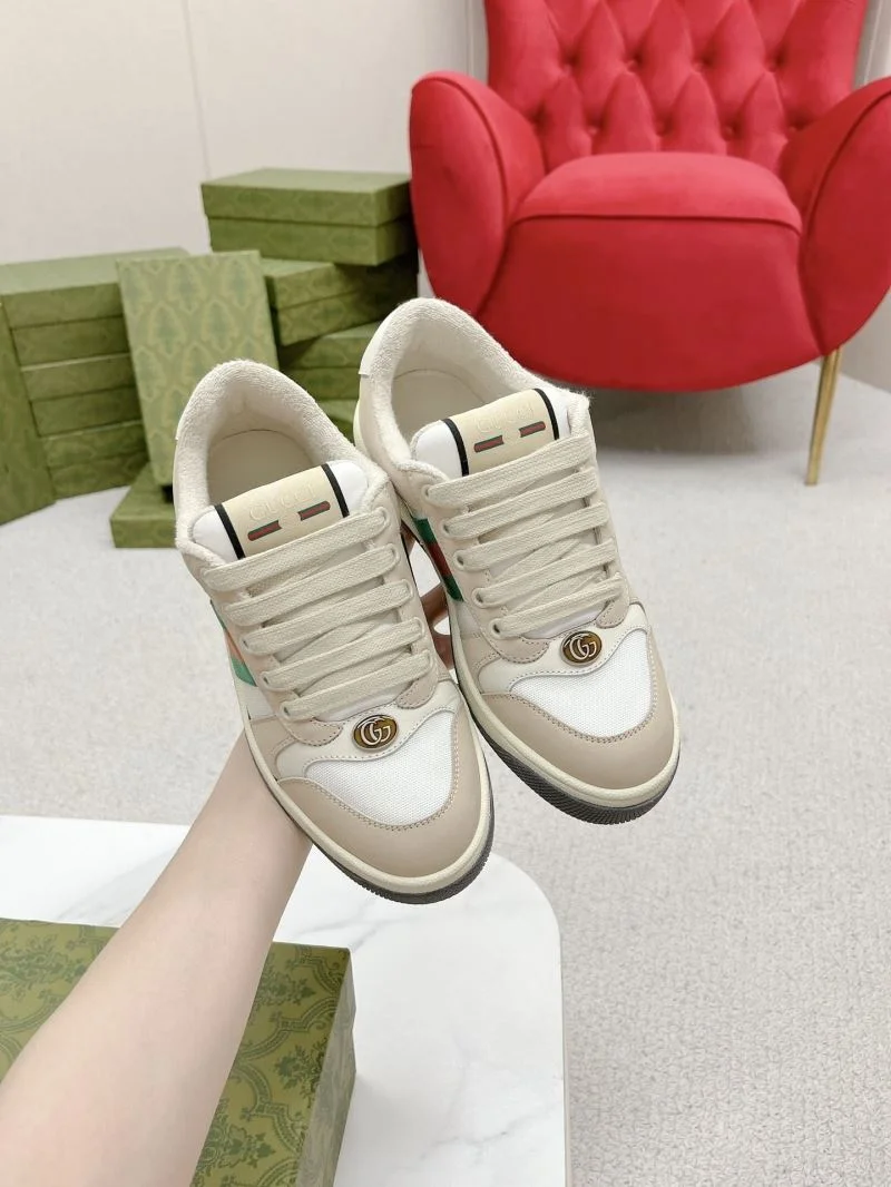 Gucci Screener Shoes Breathable 25988
