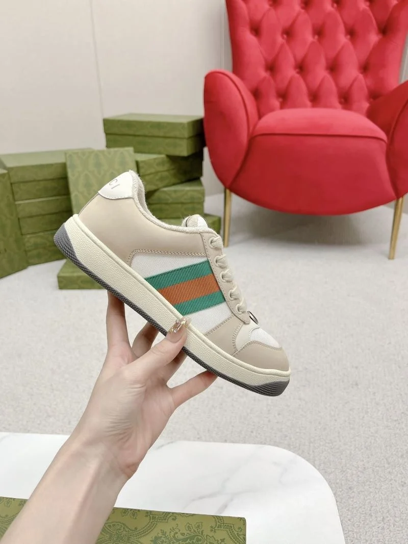 Gucci Screener Shoes Breathable 25988
