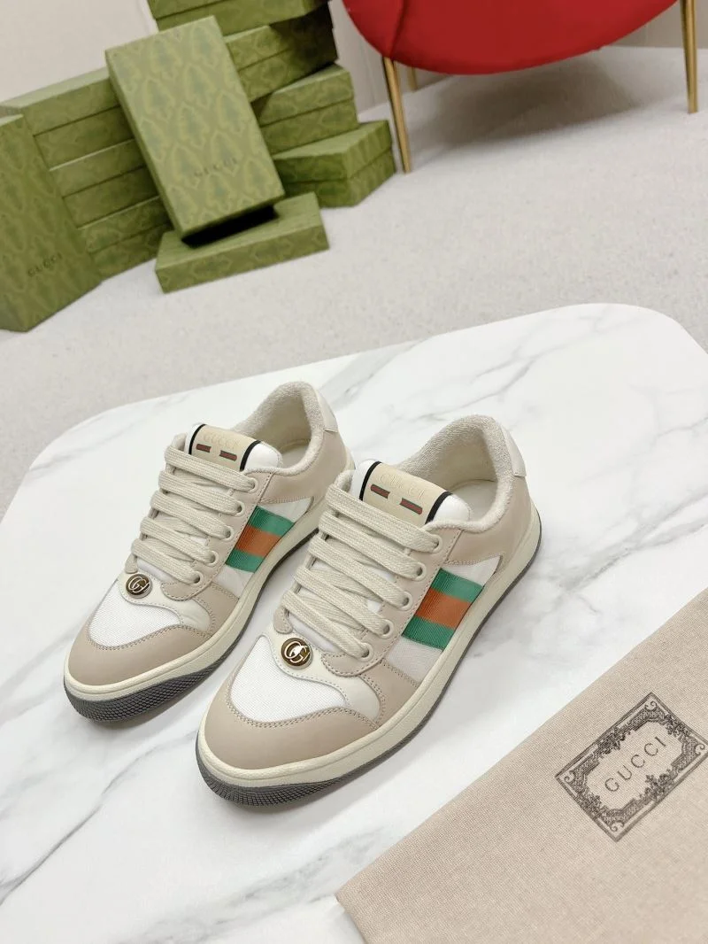 Gucci Screener Shoes Breathable 25988