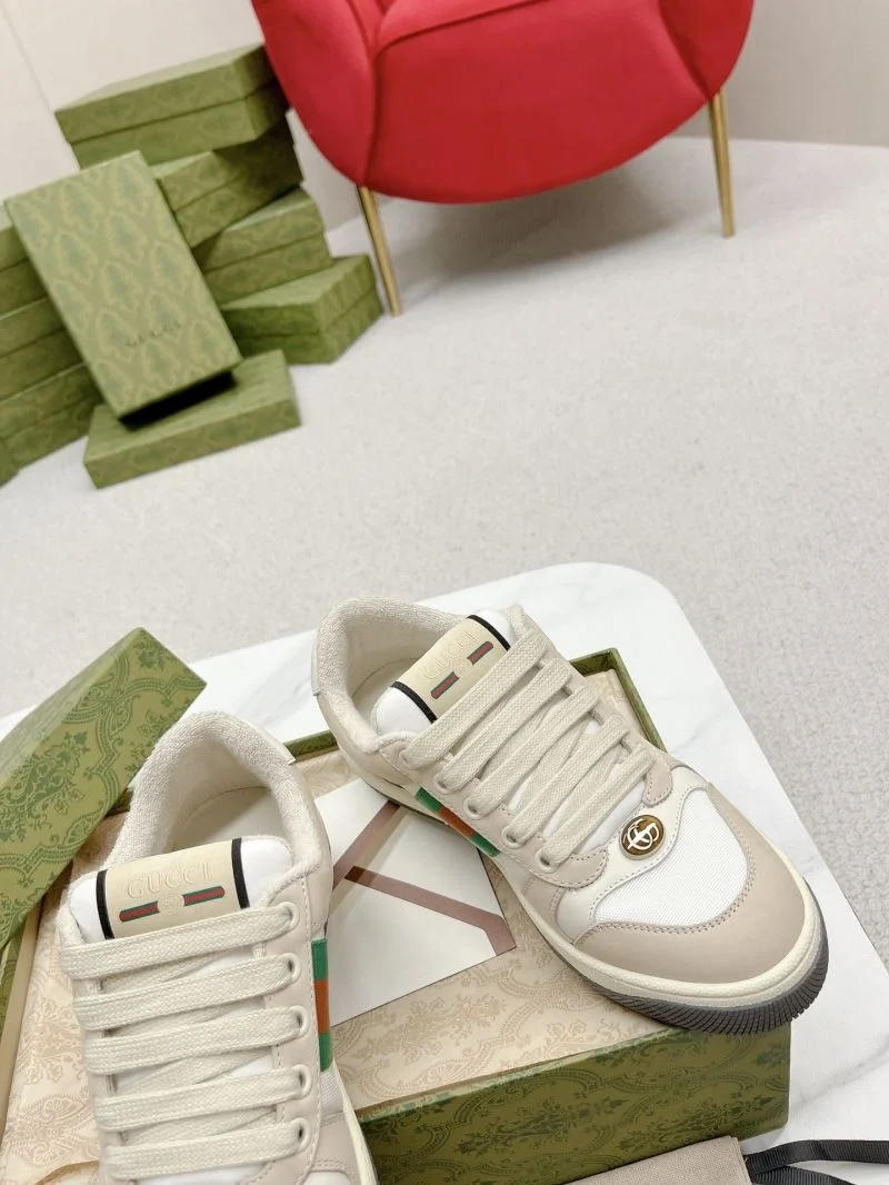 Gucci Screener Shoes Breathable 25988