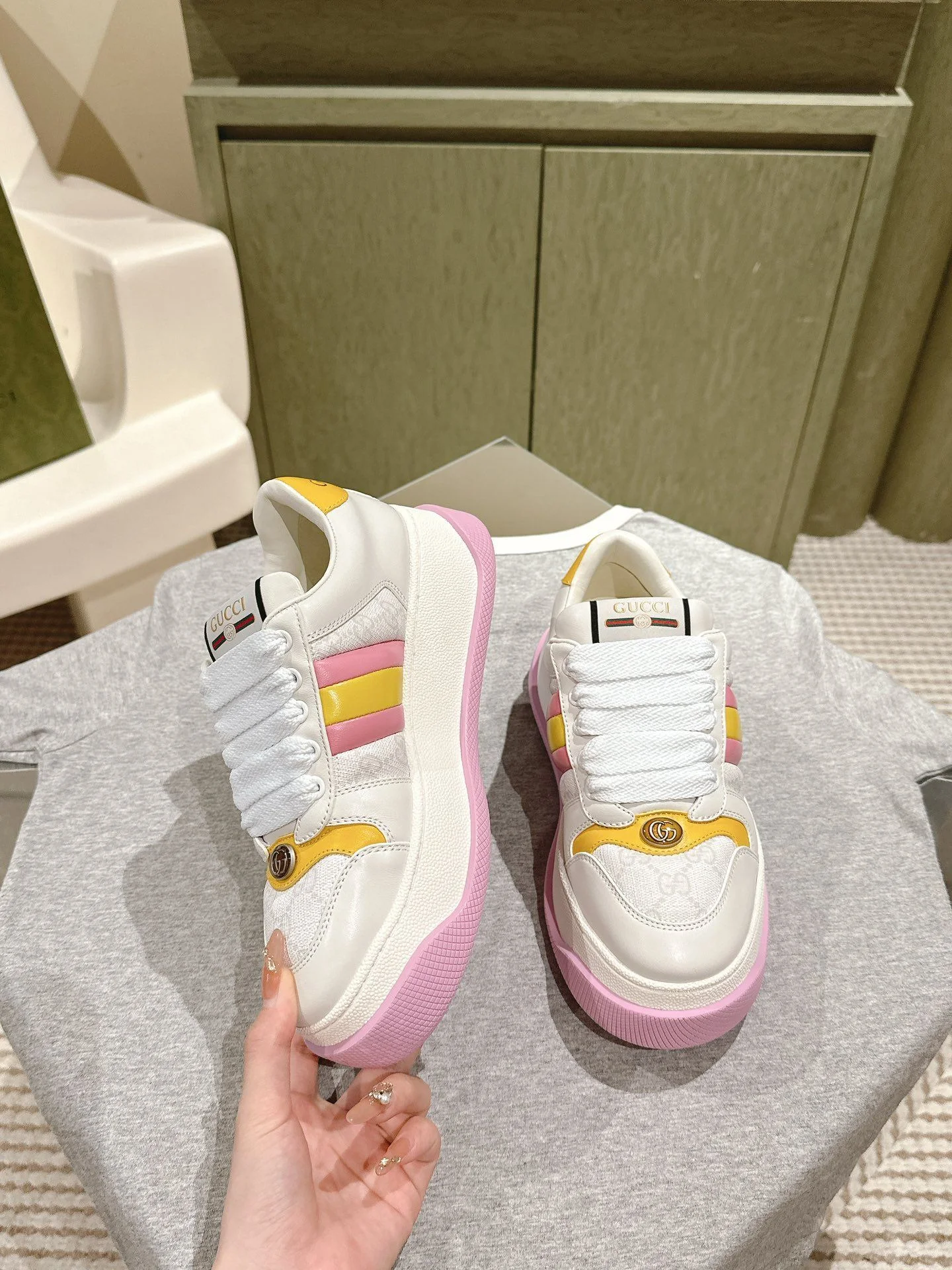 Gucci Screener Shoes Vibrant 24337