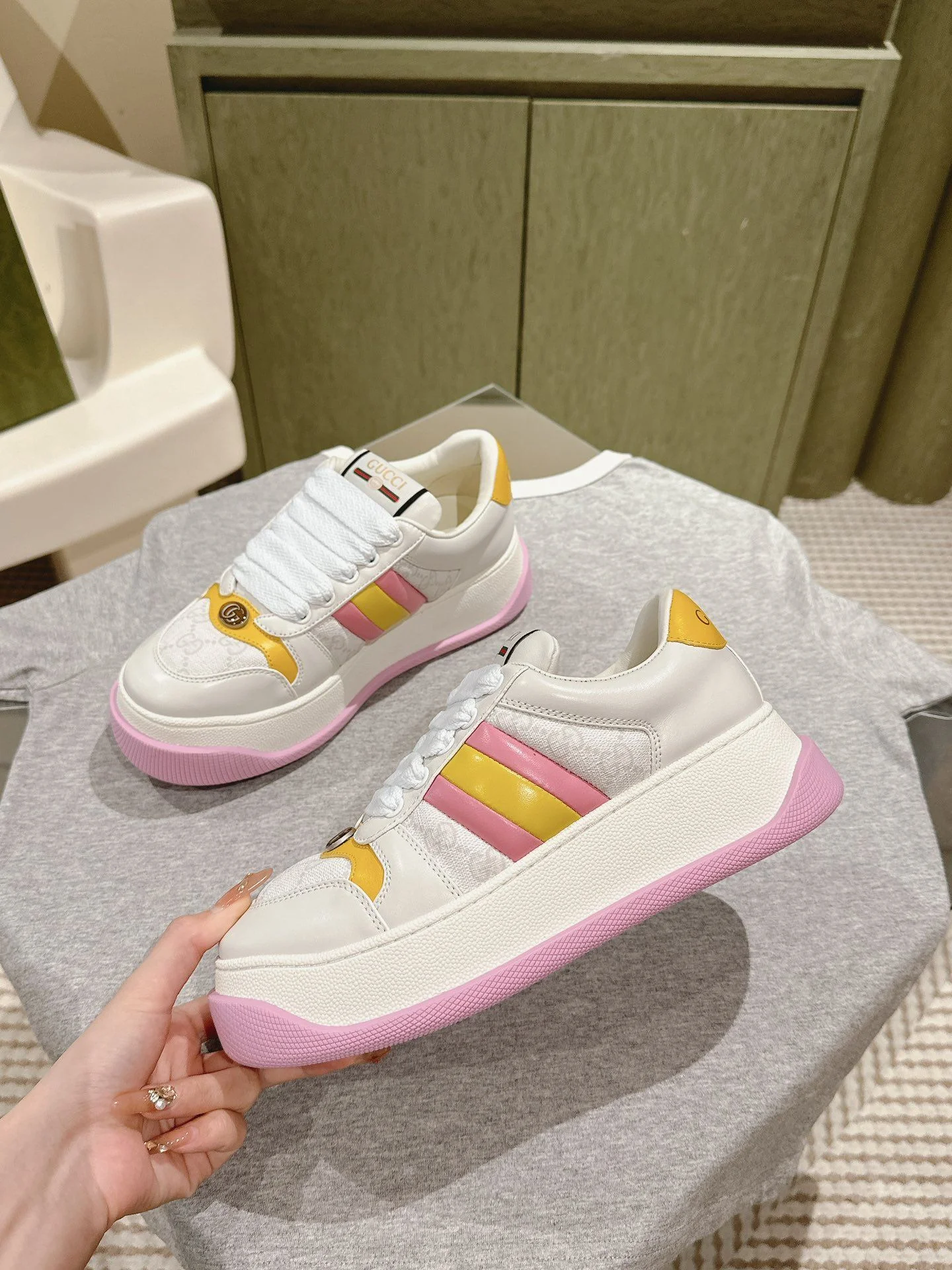 Gucci Screener Shoes Vibrant 24337